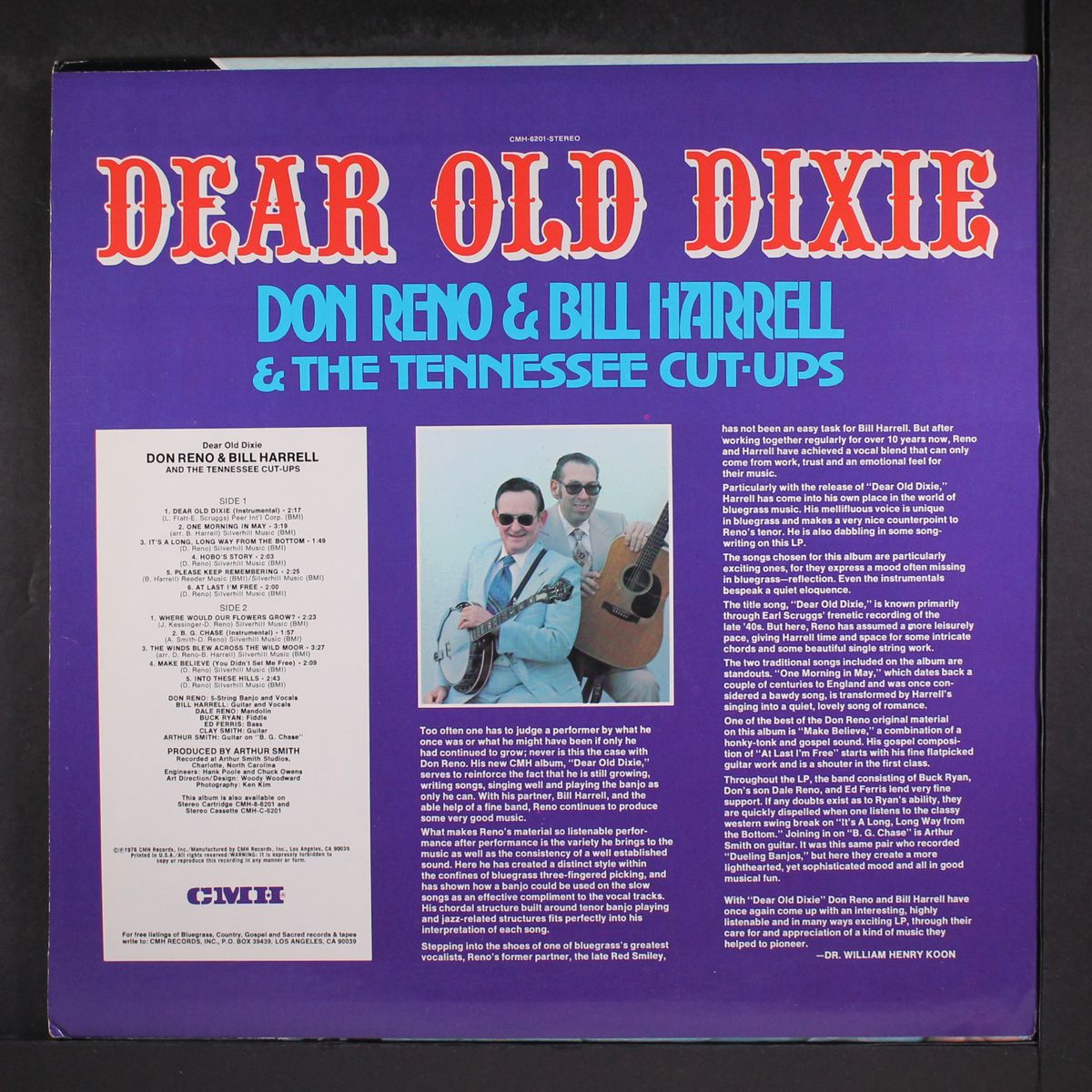 dear old dixie by DON RENO & BILL HARRELL