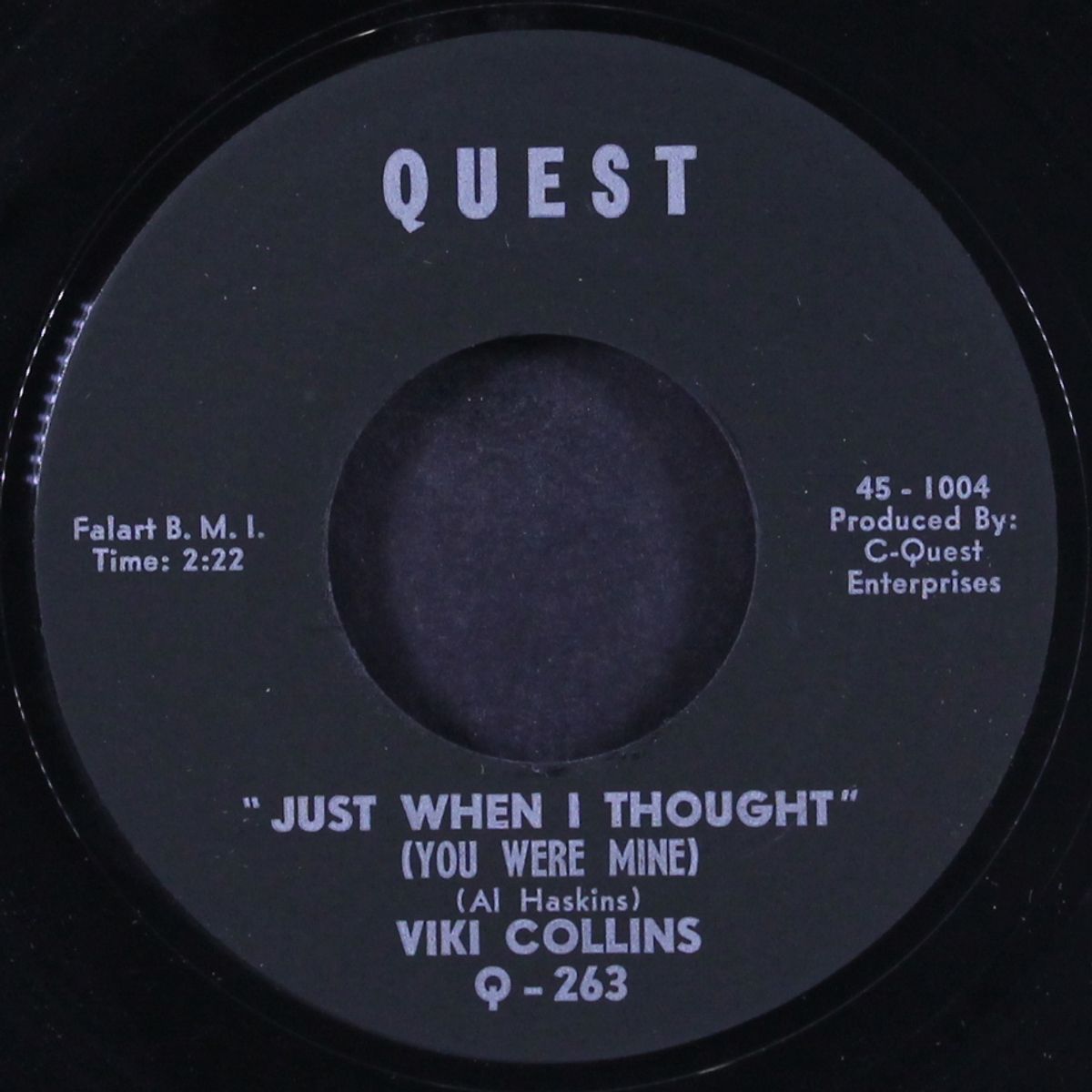 just when i thought (you were mine / i love you because you're you) by VIKI COLLINS