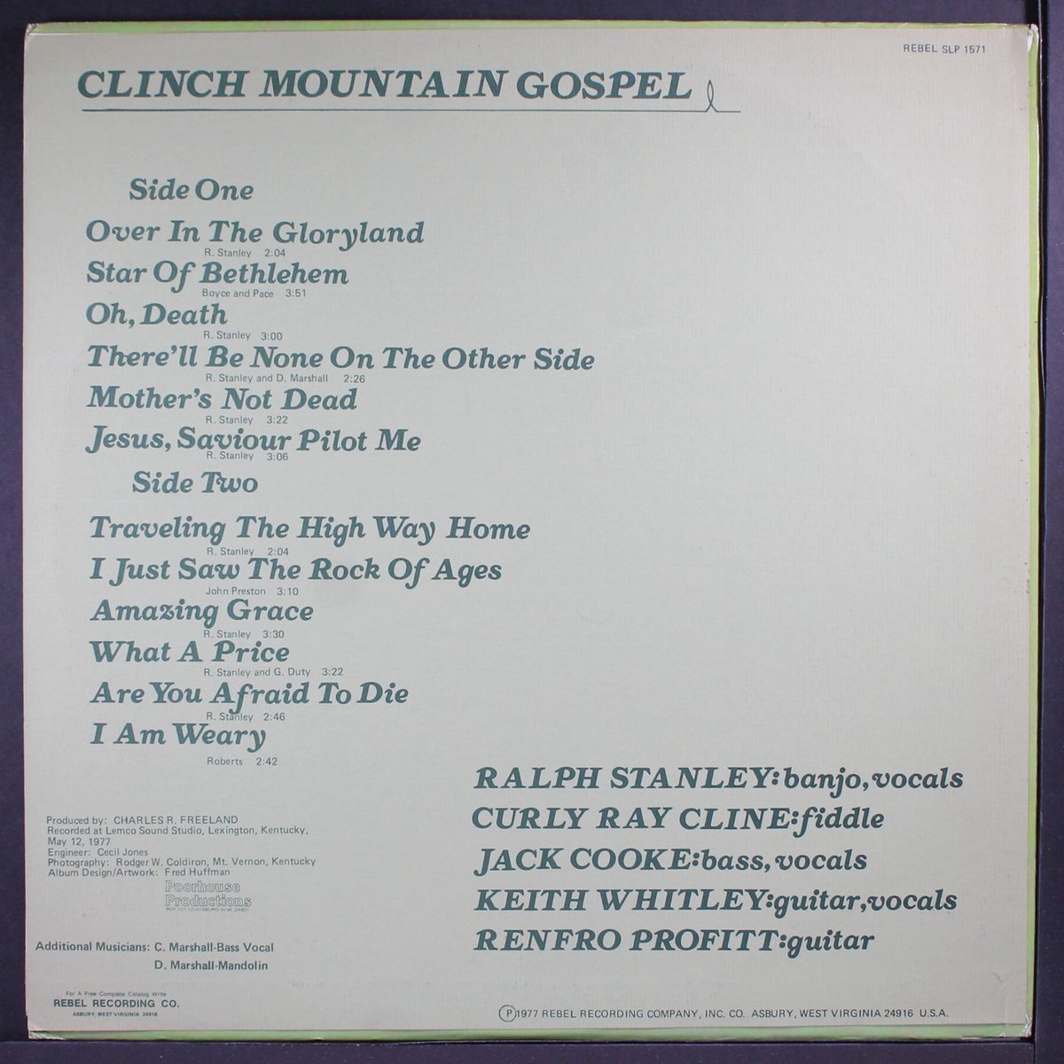 clinch mountain gospel by RALPH STANLEY