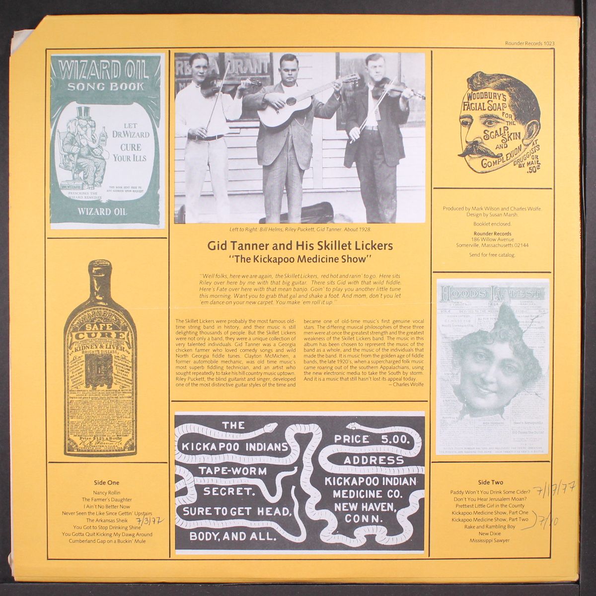 the kickapoo medicine show by GID TANNER & SKILLET LICKERS