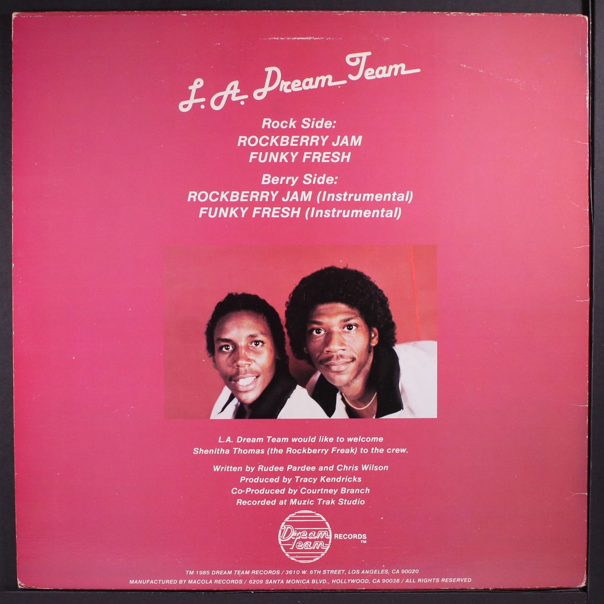 rockberry jam / funky fresh by L.A. DREAM TEAM