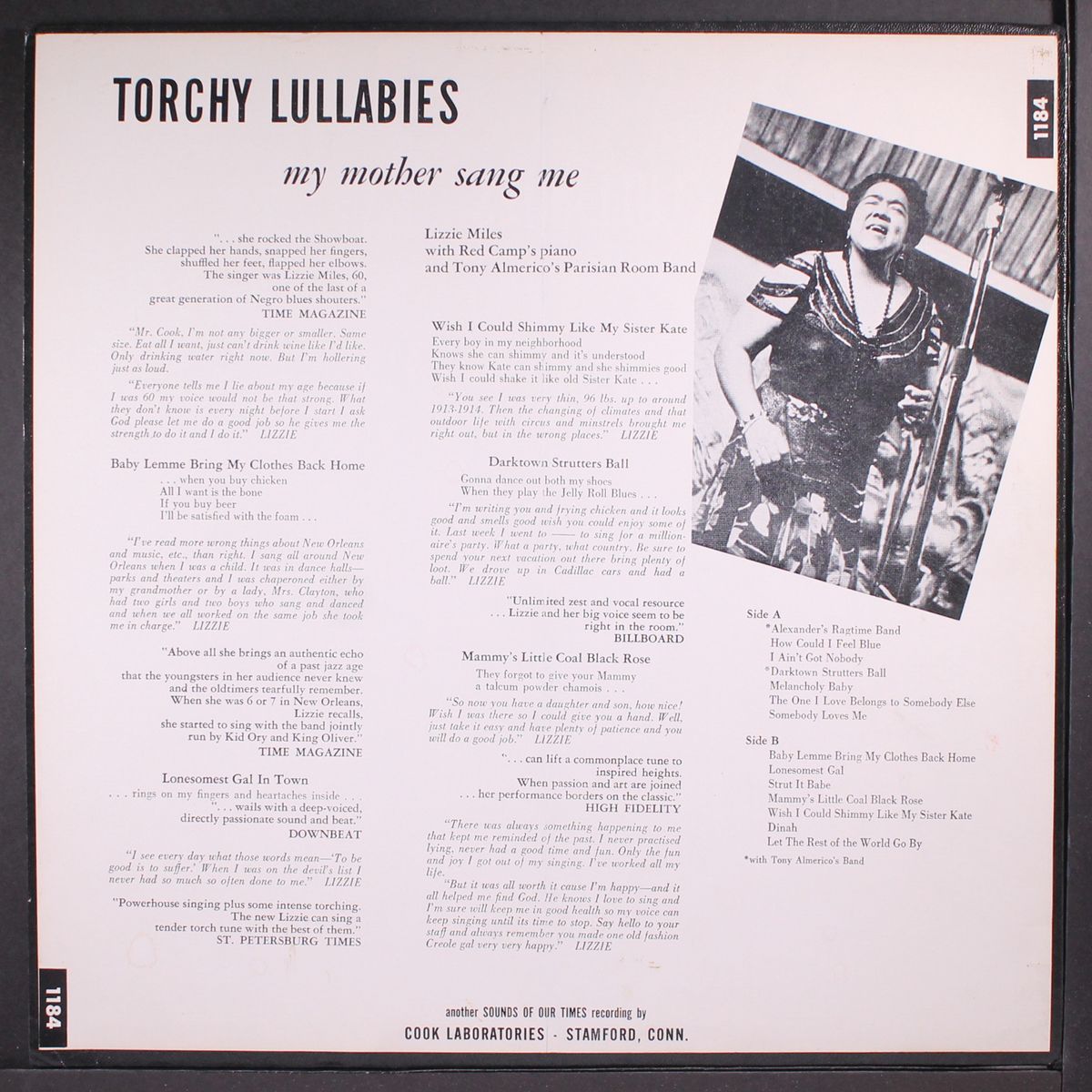 torchy lullabies my mother sang me by LIZZY MILES