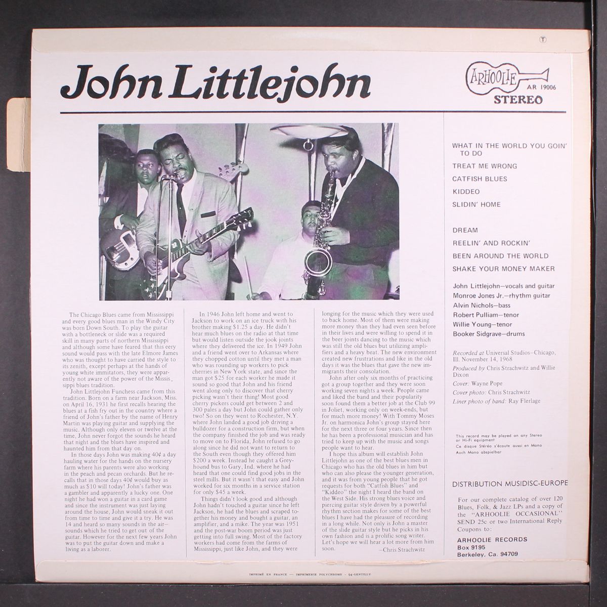 john littlejohn's chicago blues stars by JOHN LITTLEJOHN