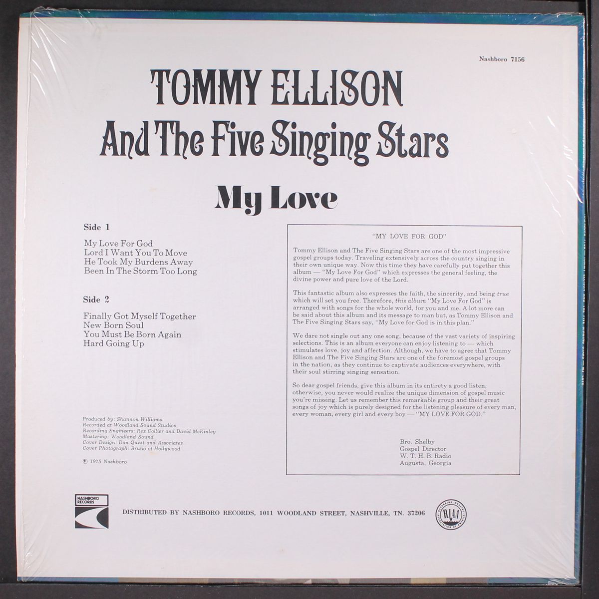 my love by TOMMY ELLISON & FIVE SINGING STARS
