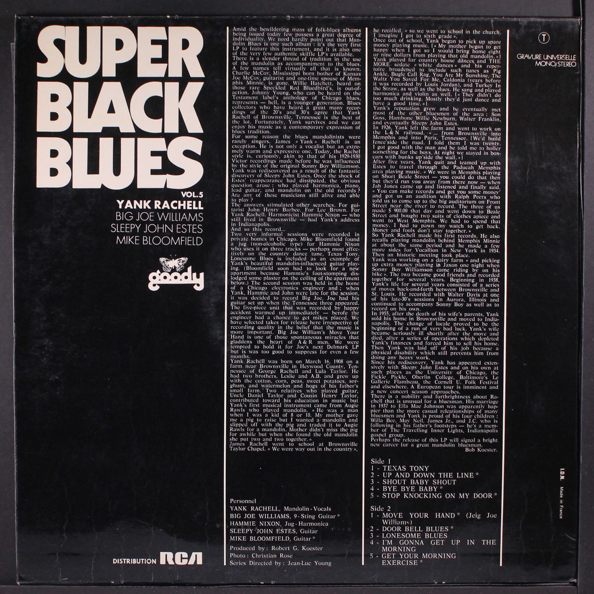 super black blues, vol. 5 by YANK RACHELL