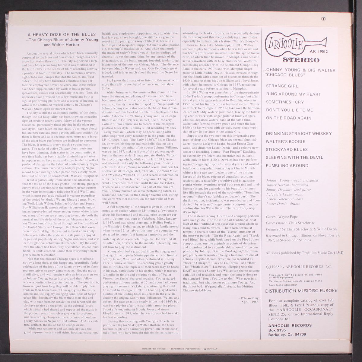 chicago blues by JOHNNY YOUNG & BIG WALTER