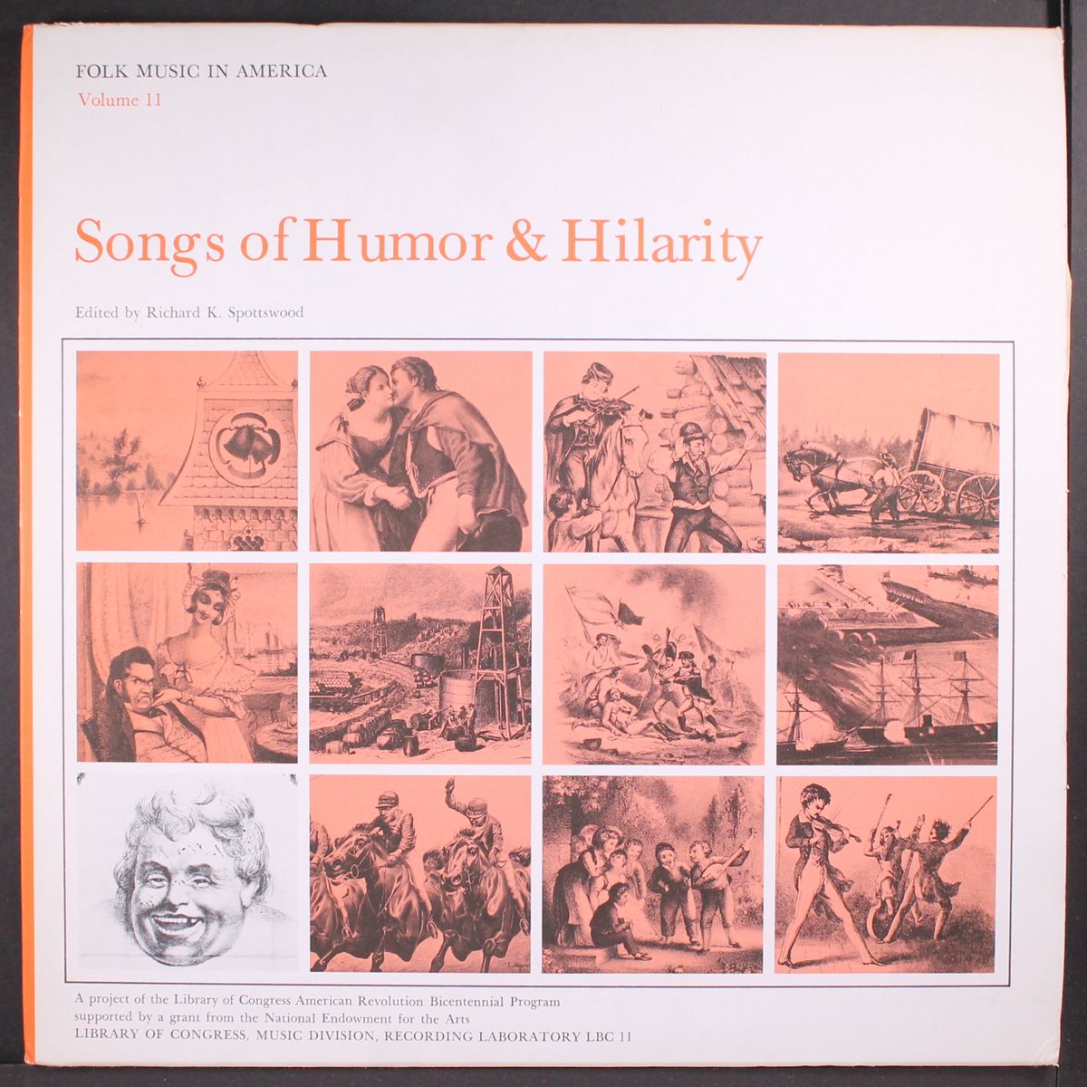 folk music in america, vol. 11; songs of humor & hilarity by VARIOUS