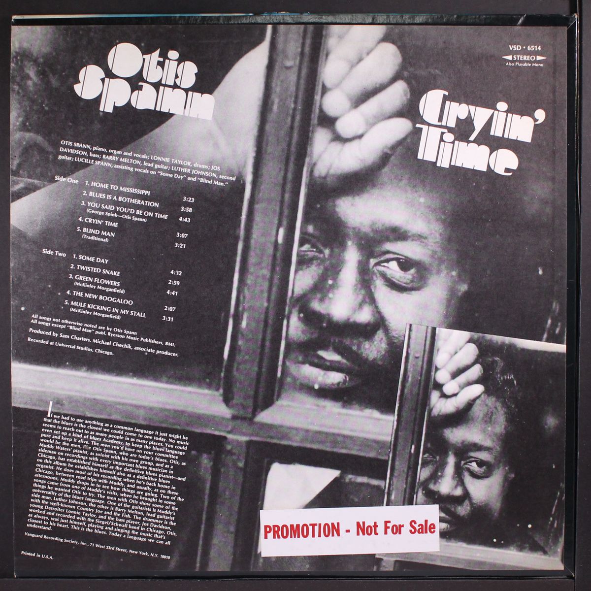 cryin' time by OTIS SPANN