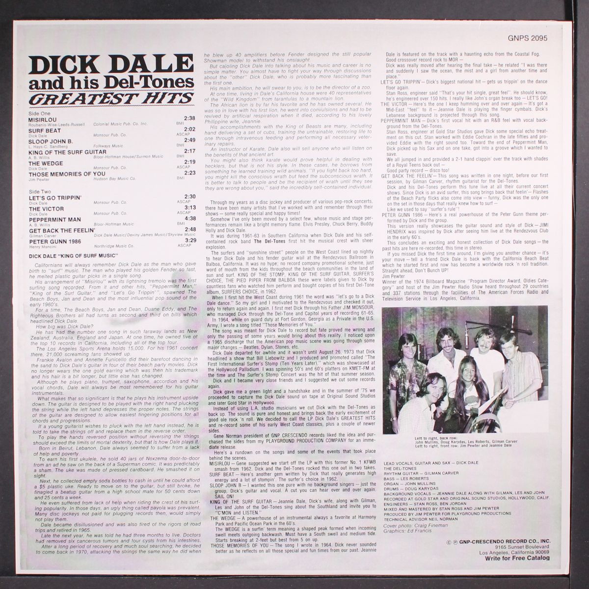 greatest hits by DICK DALE & DEL-TONES
