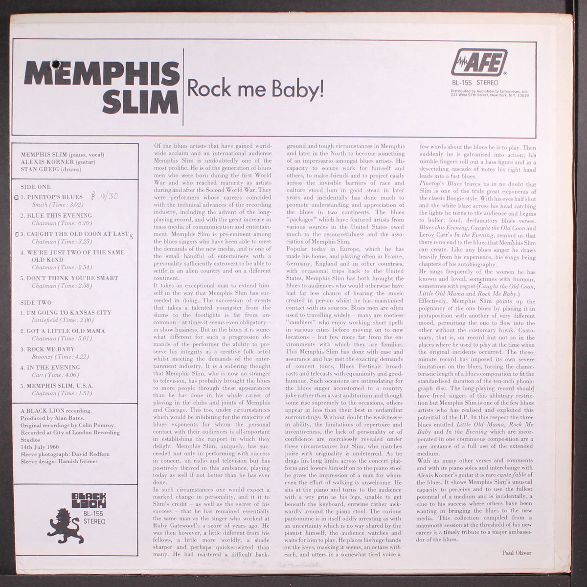 rock me baby by MEMPHIS SLIM