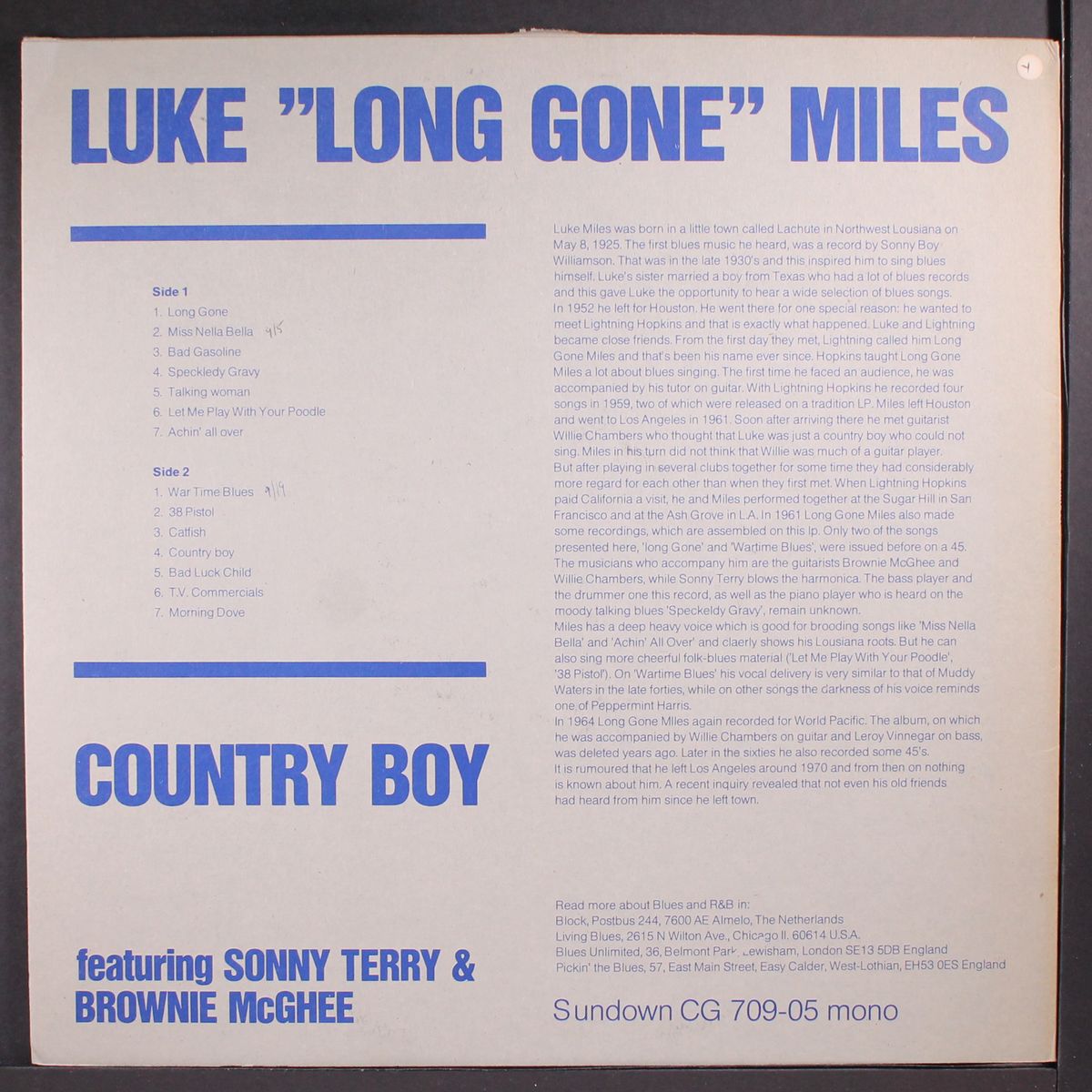 country boy by LUKE 'LONG GONE' MILES