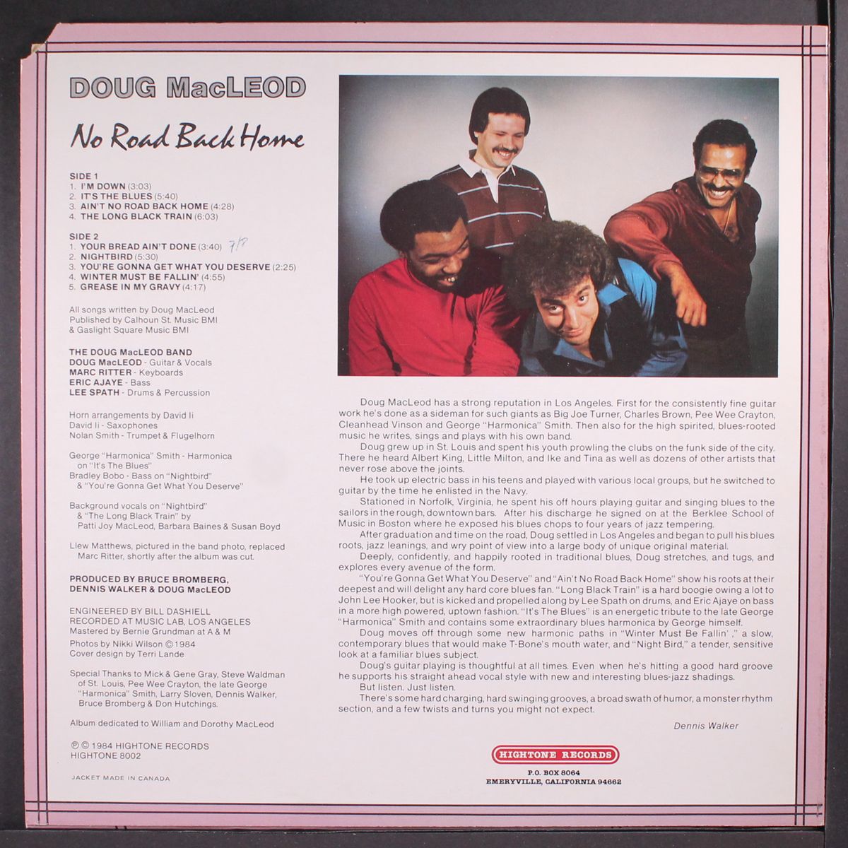 no road back home by DOUG MACLEOD