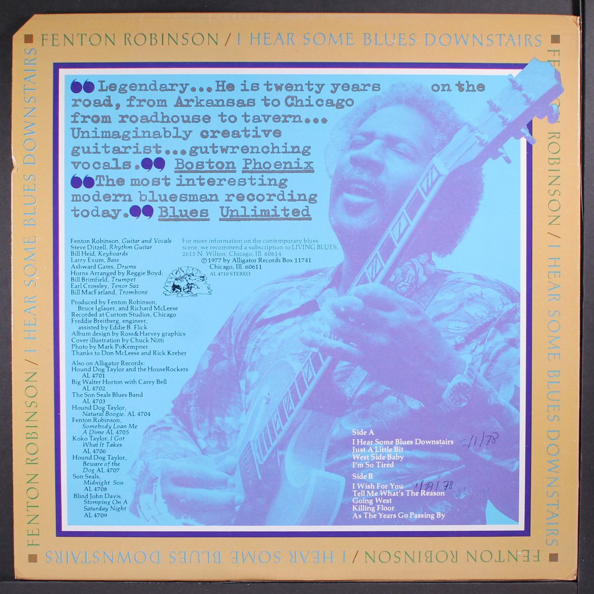 i hear some blues downstairs by FENTON ROBINSON
