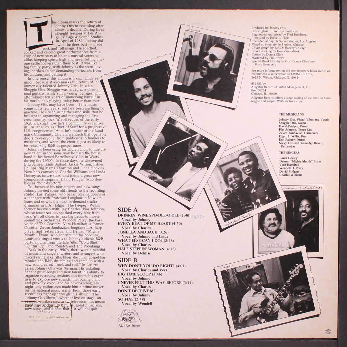 the new johnny otis show by JOHNNY OTIS