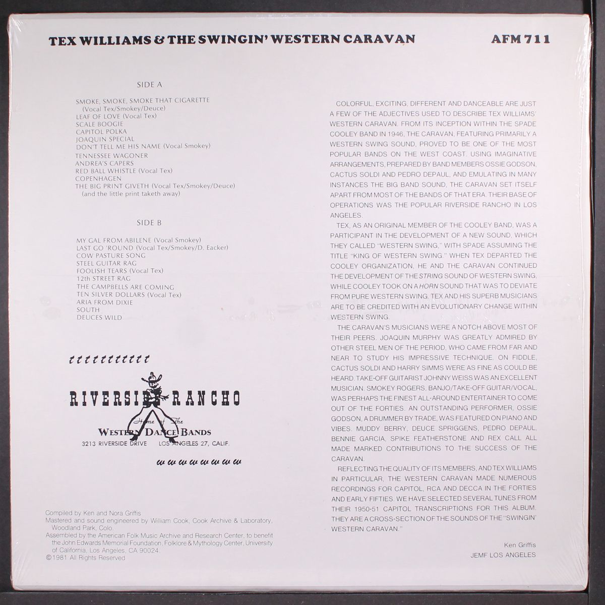 tex williams' western caravan by TEX WILLIAMS