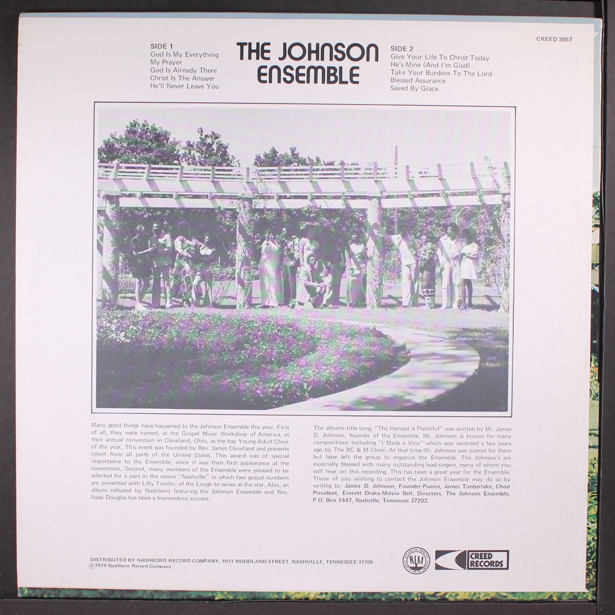 christ is the answer by JOHNSON ENSEMBLE