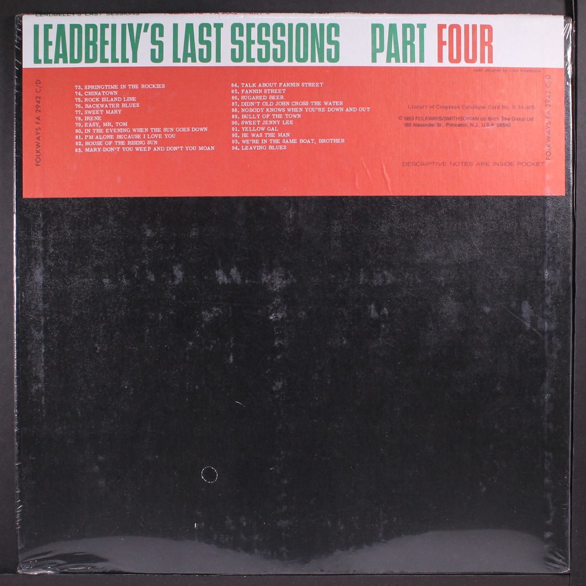 last sessions, part 4 by LEADBELLY
