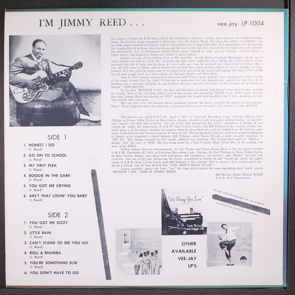 i'm jimmy reed by JIMMY REED