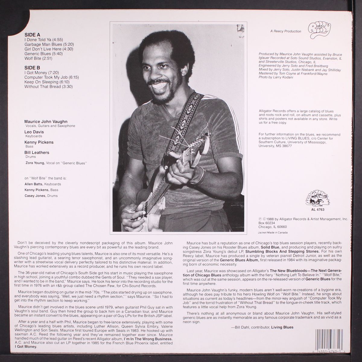 generic blues album by MAURICE JOHN VAUGHN