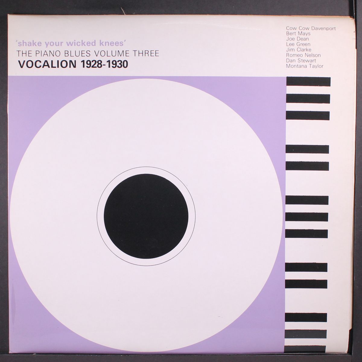 shake your wicked knees: piano blues, vol. 3 vocalion 1928-30 by VARIOUS