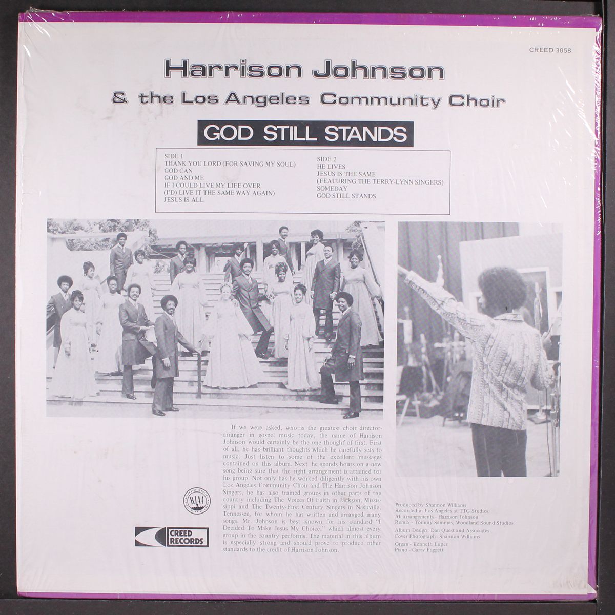 god still stands by HARRISON JOHNSON & LOS ANGELES COMMUNITY CHOIR