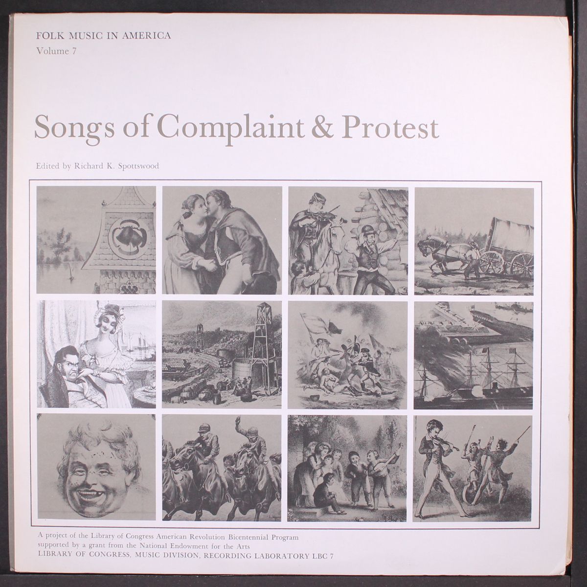 folk music in america, vol. 7; songs of complaint & protest by VARIOUS