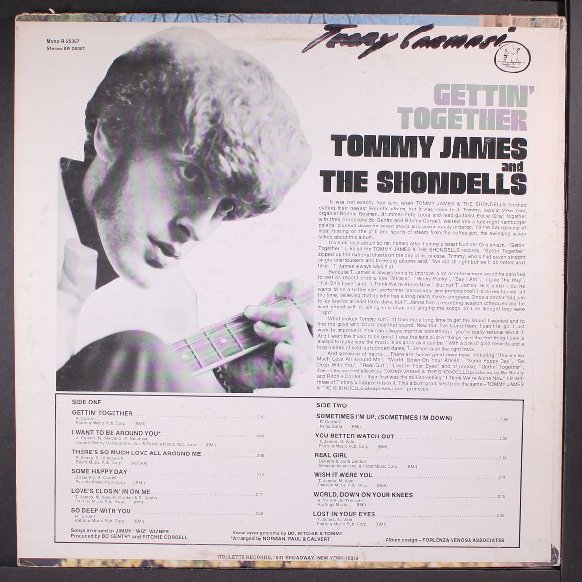 gettin' together by TOMMY JAMES & SHONDELLS