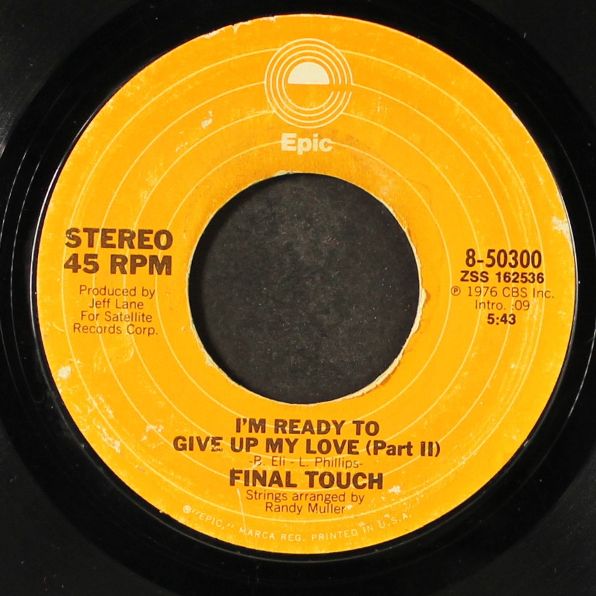 i'm ready to give up my love / part 2 by FINAL TOUCH