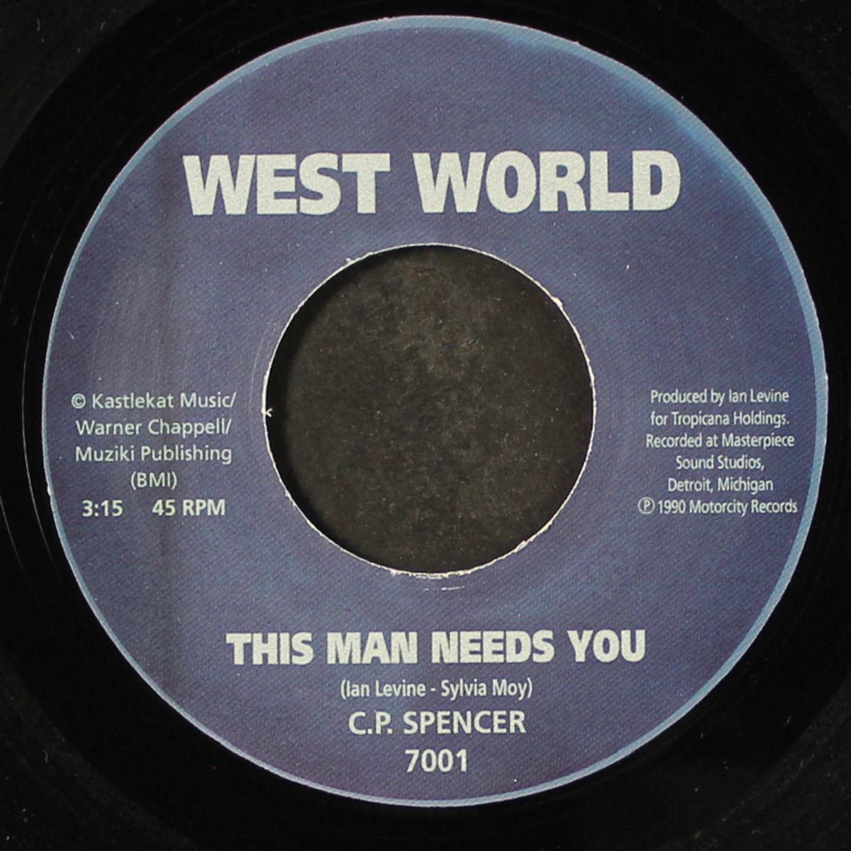 this man needs you / you're so fantastic by C.P. SPENCER