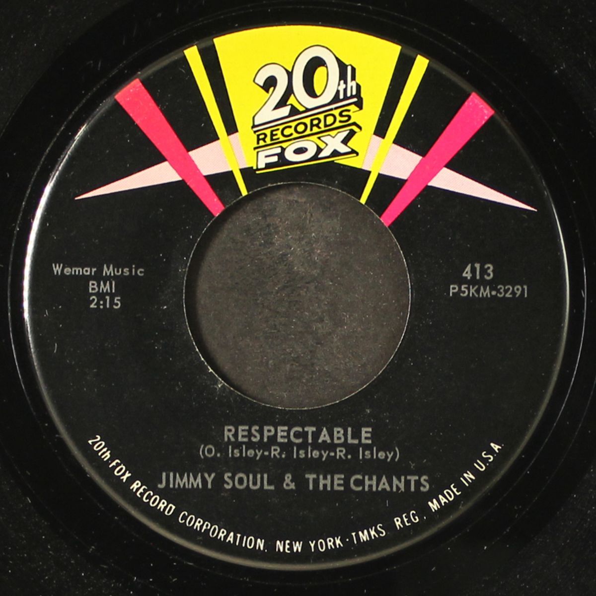 respectable / i wish i could dance by JIMMY SOUL & CHANTS