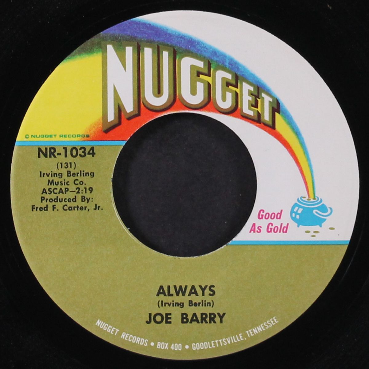i'm feeling blue again / always by JOE BARRY