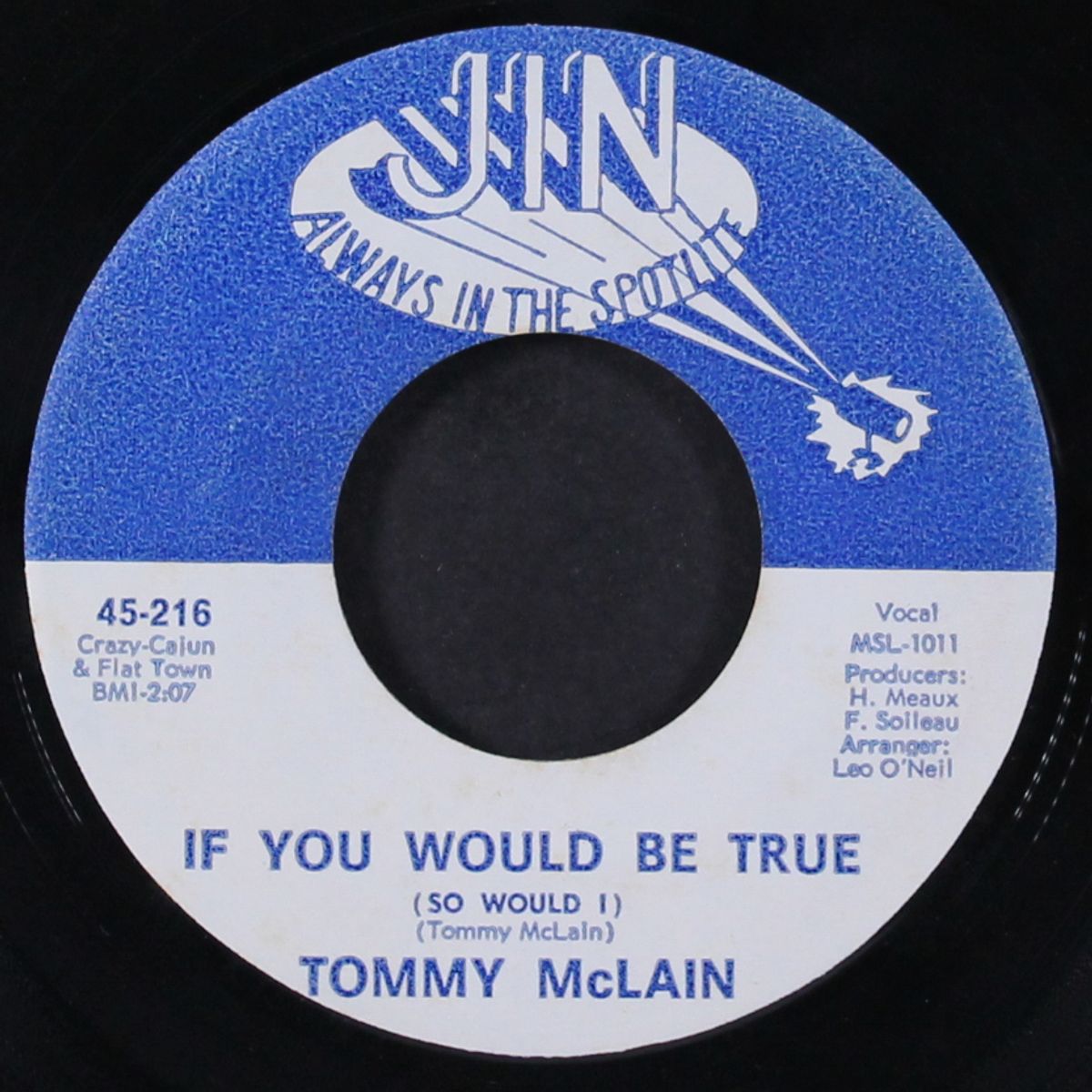 you wouldn't know a love / if you would be true by TOMMY MCLAIN