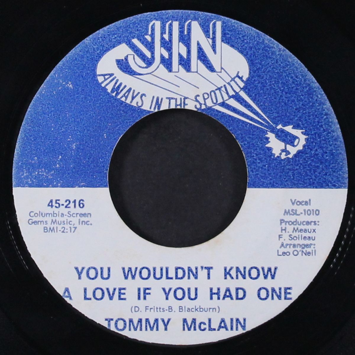 you wouldn't know a love / if you would be true by TOMMY MCLAIN