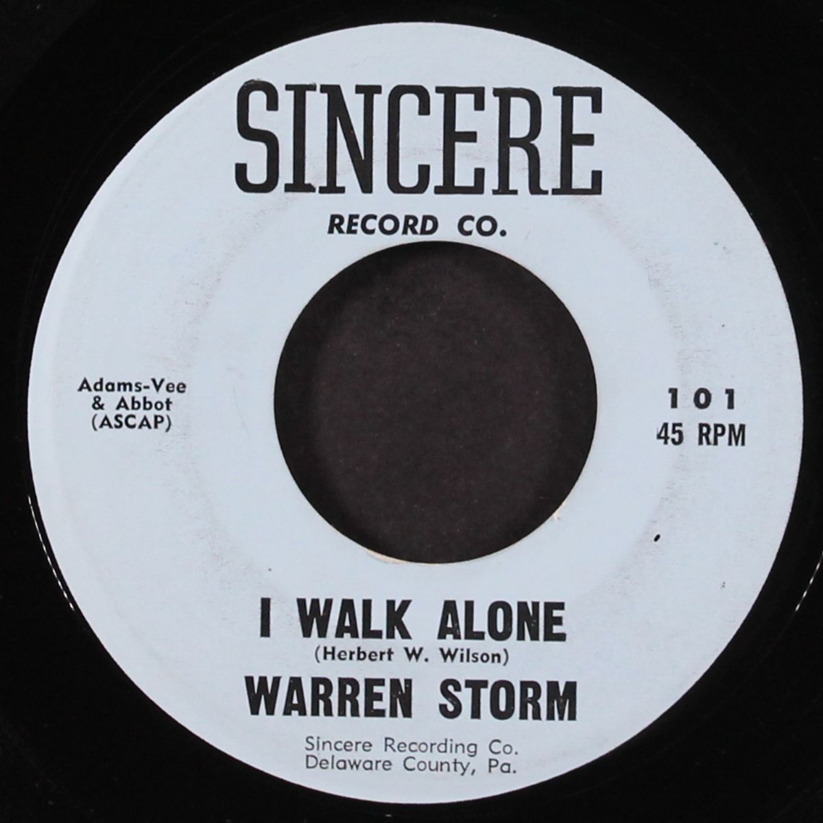 i walk alone / the gypsy by WARREN STORM