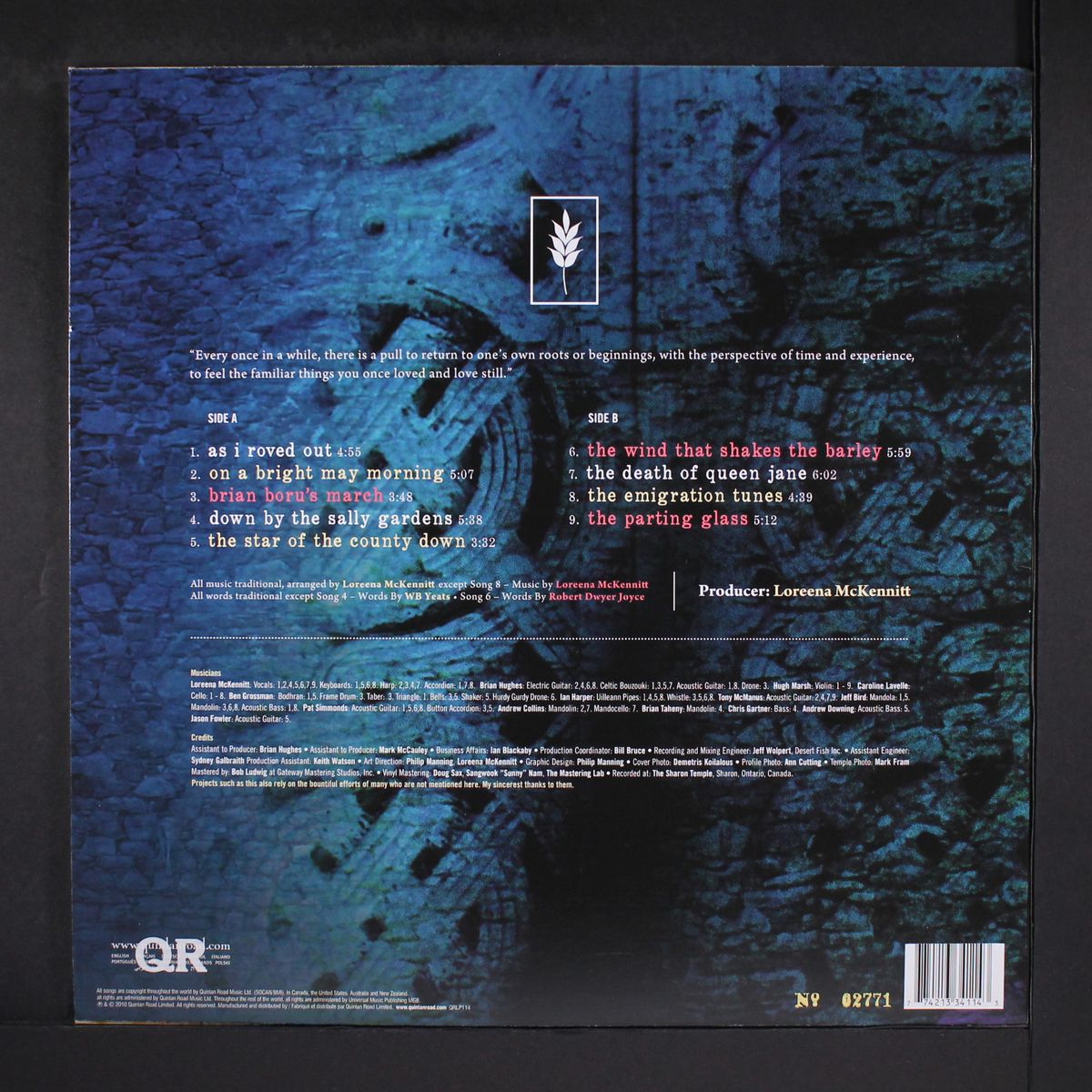 the wind that shakes the barley by LOREENA MCKENNITT