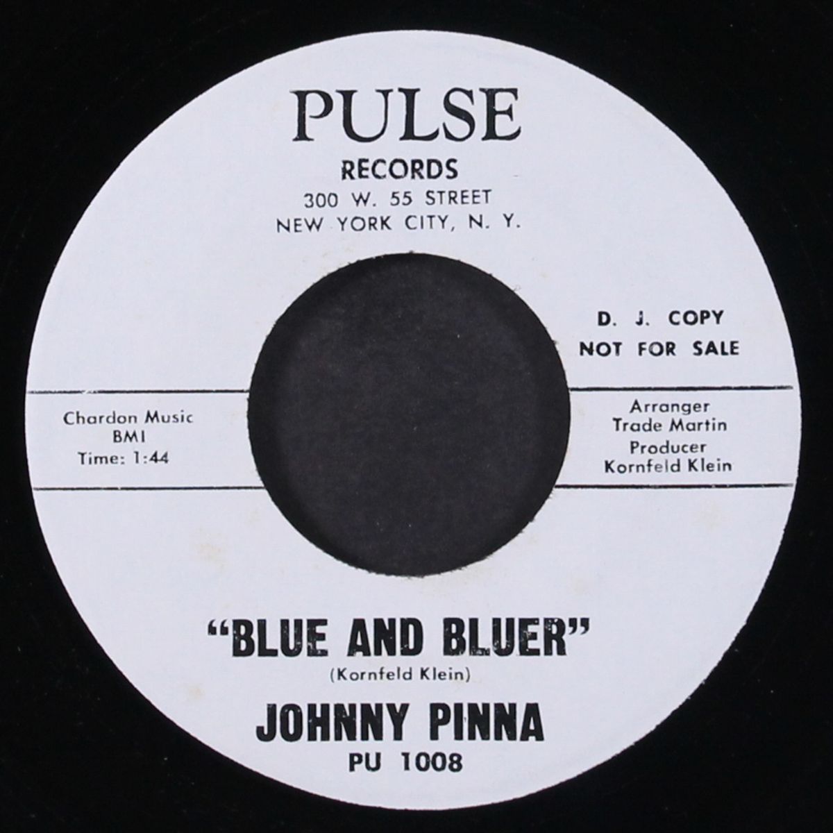 party doll / blue and bluer by JOHNNY PINNA