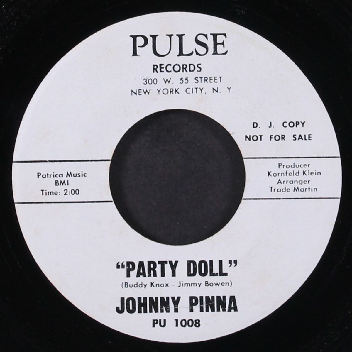 party doll / blue and bluer by JOHNNY PINNA