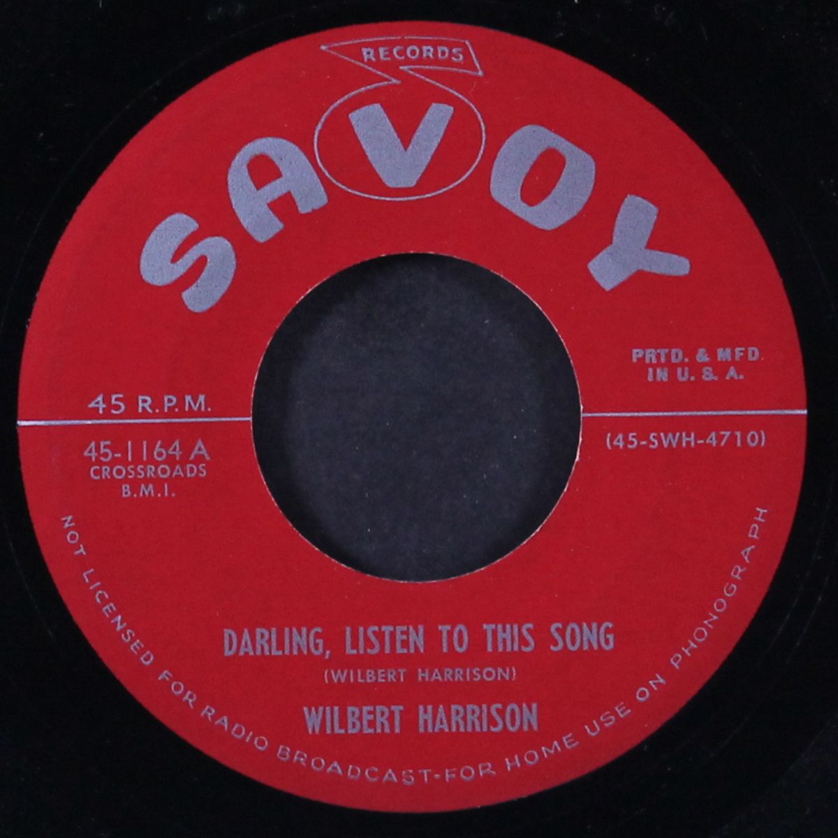 florida special / darling, listen to this song by WILBERT HARRISON