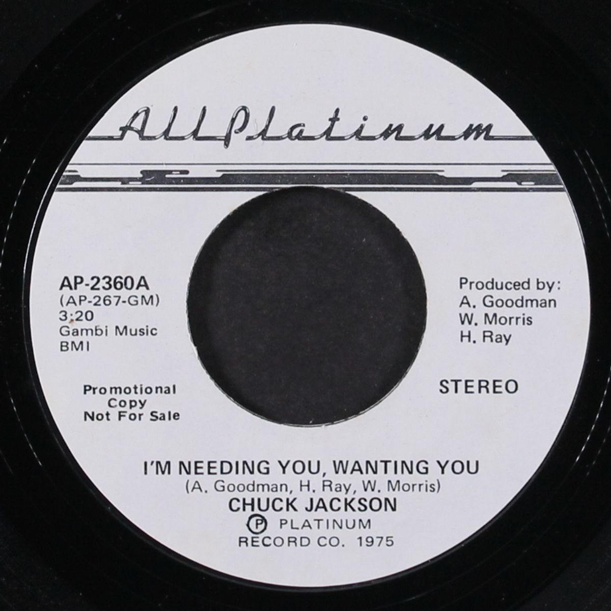 i'm needing you, wanting you / same by CHUCK JACKSON