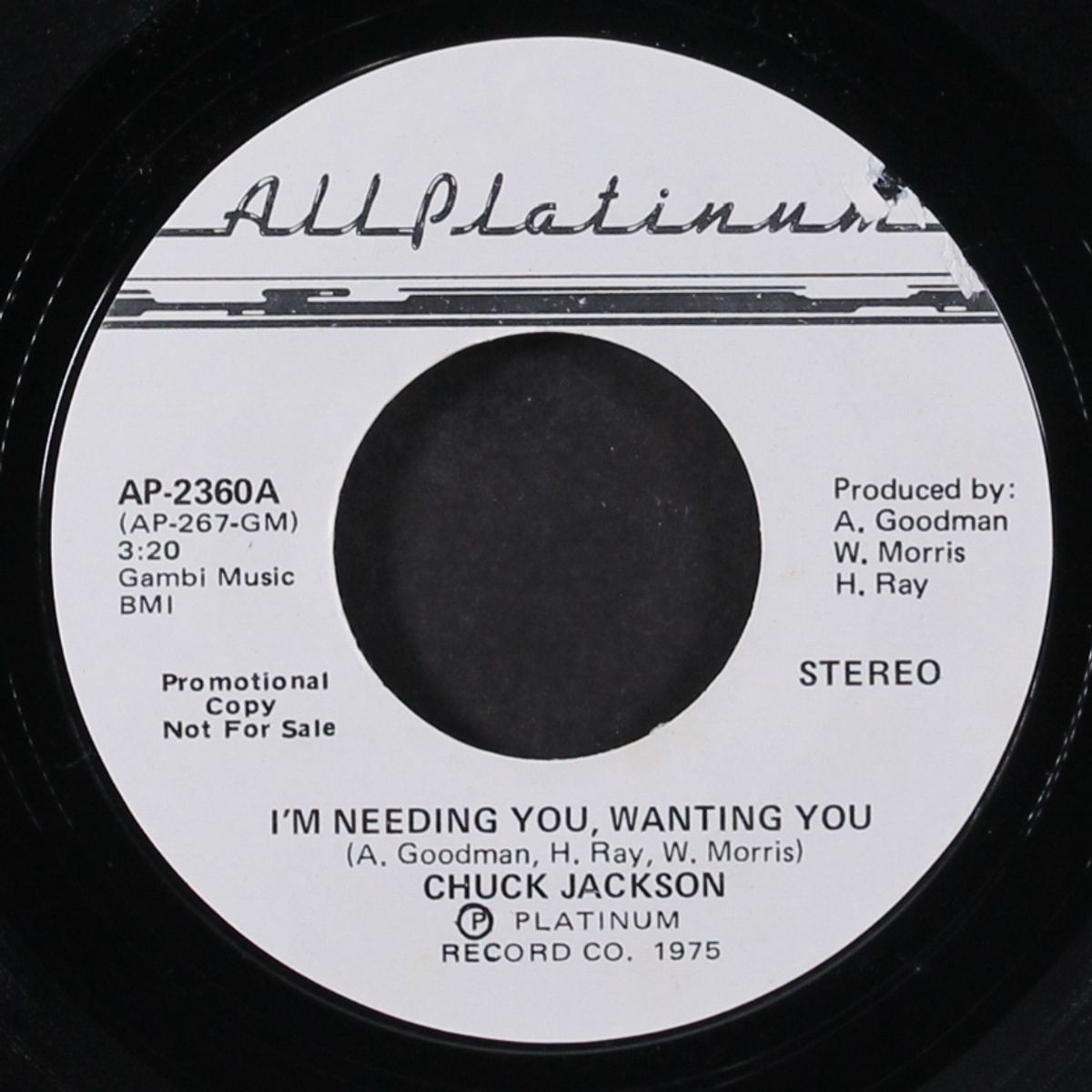 i'm needing you, wanting you / same by CHUCK JACKSON