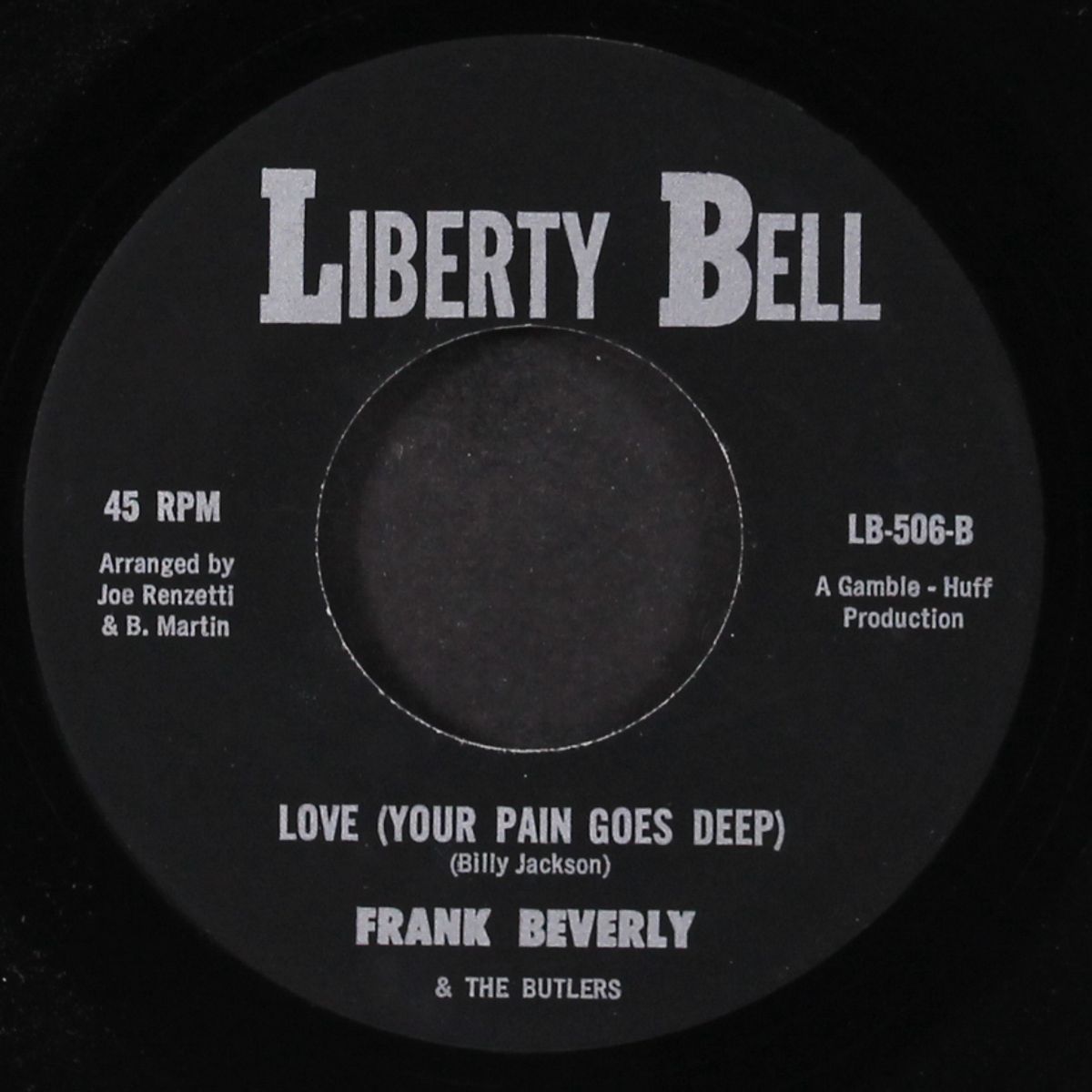 if that's what you wanted / love (your pain goes deep) by FRANK BEVERLY & BUTLERS