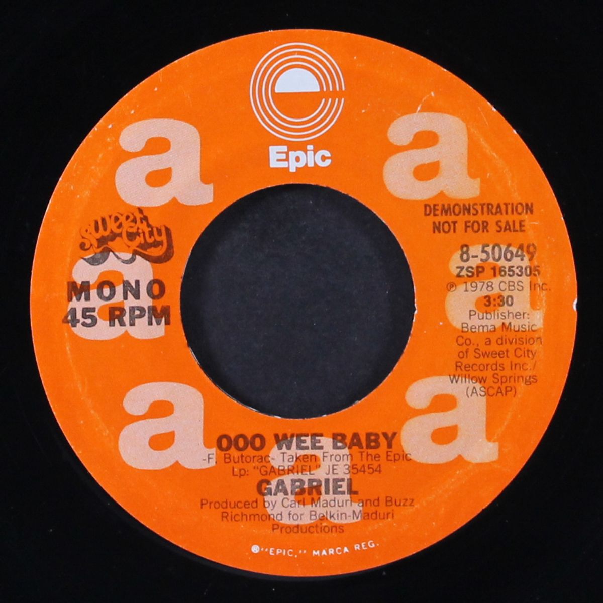 ooo wee baby / mono by GABRIEL