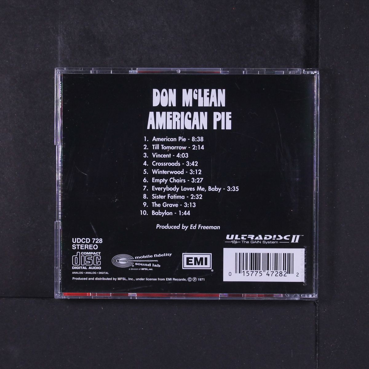 american pie by DON MCLEAN