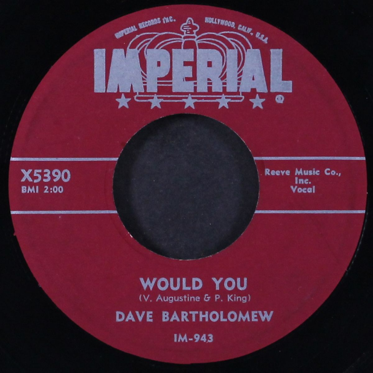 would you / turn your lamps down low by DAVE BARTHOLOMEW
