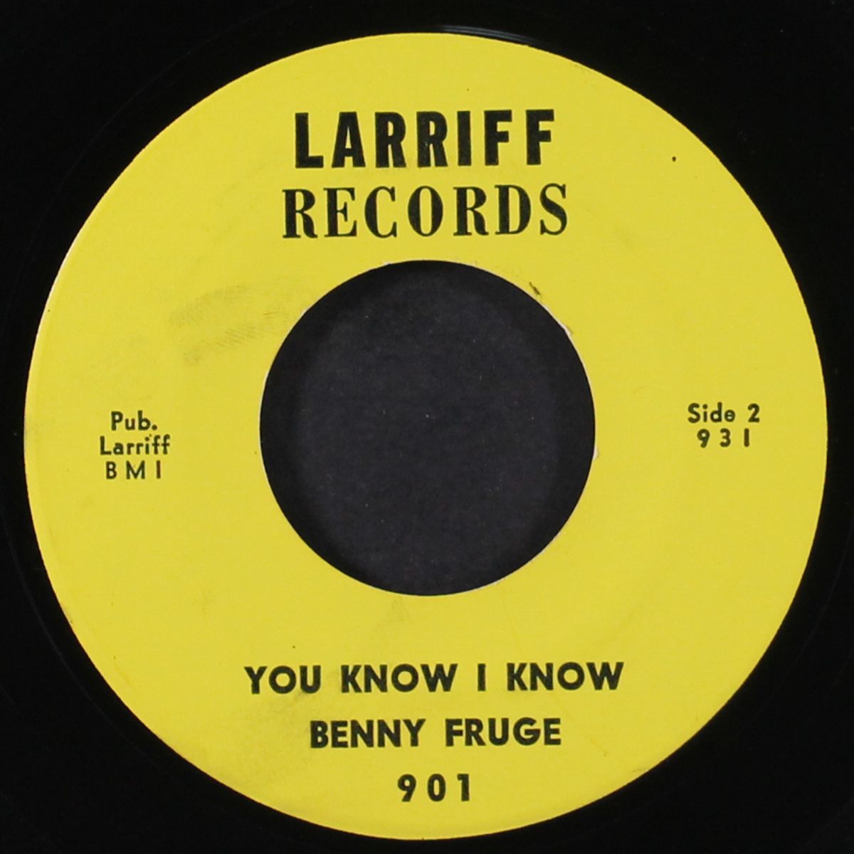 you know i know / all alone by BENNY FRUGE