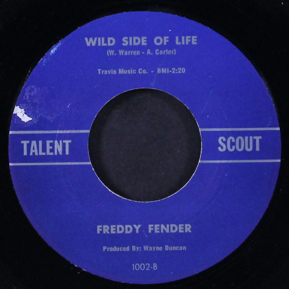 crazy baby / wild side of life by FREDDY FENDER