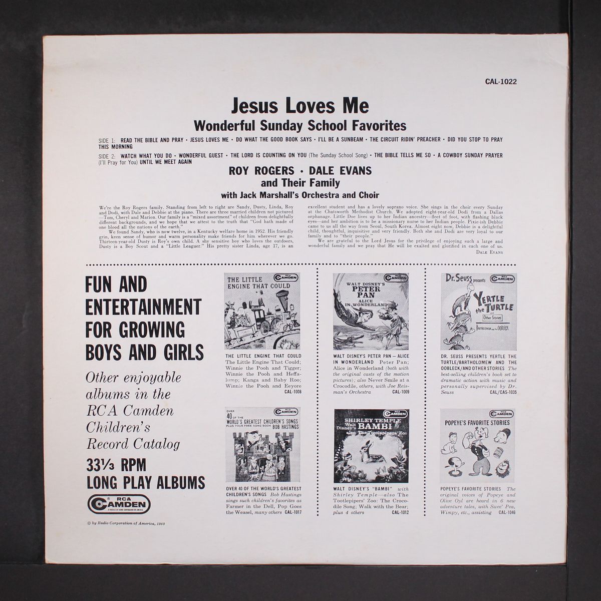 jesus loves me by ROY ROGERS & DALE EVANS