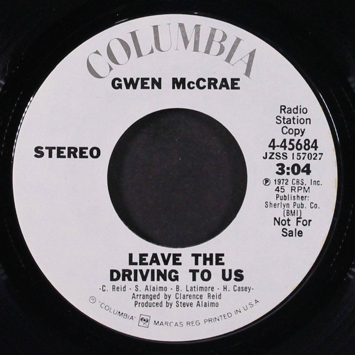 leave the driving to us / mono by GWEN MCCRAE