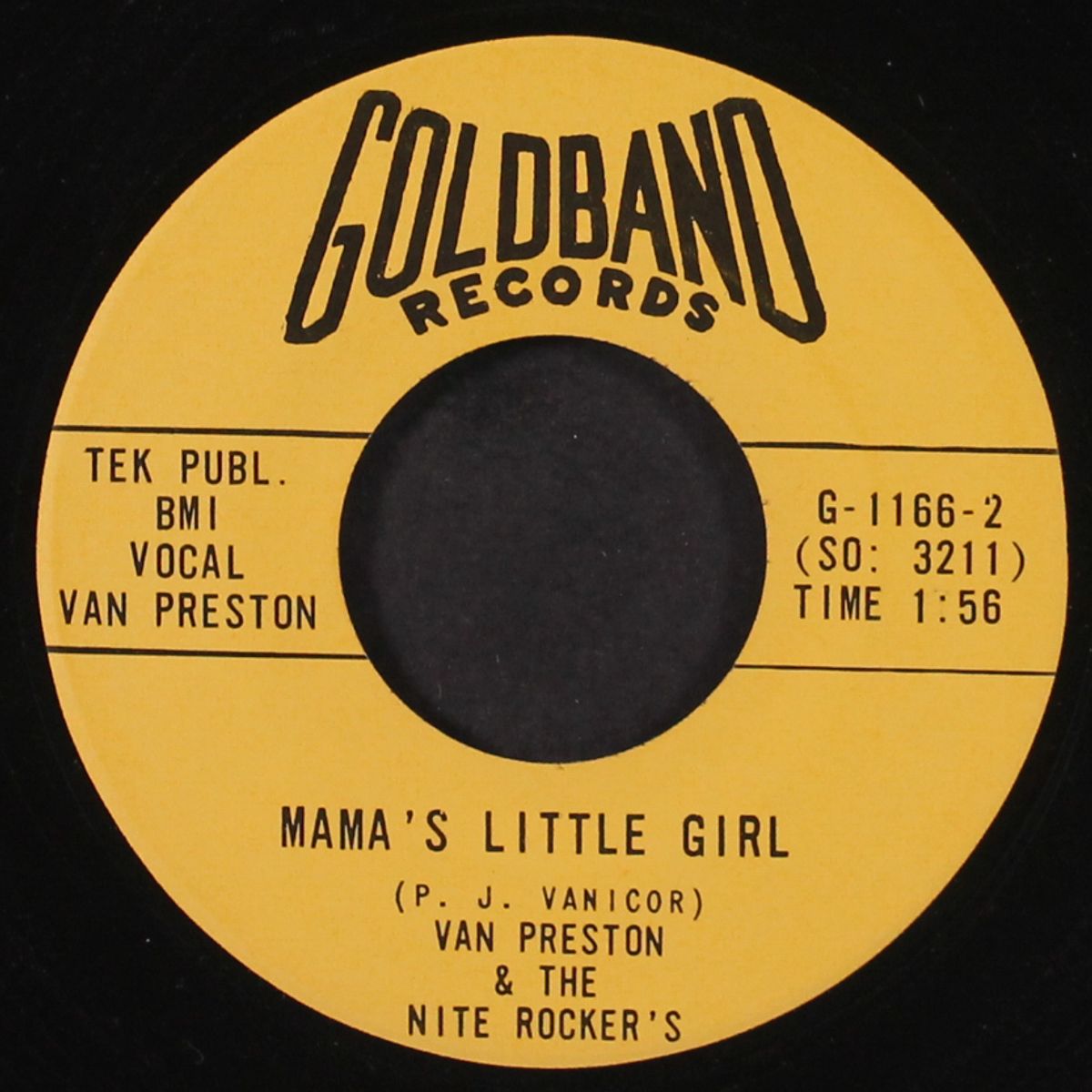 baby you got soul / mama's little girl by VAN PRESTON & NIGHT ROCKERS