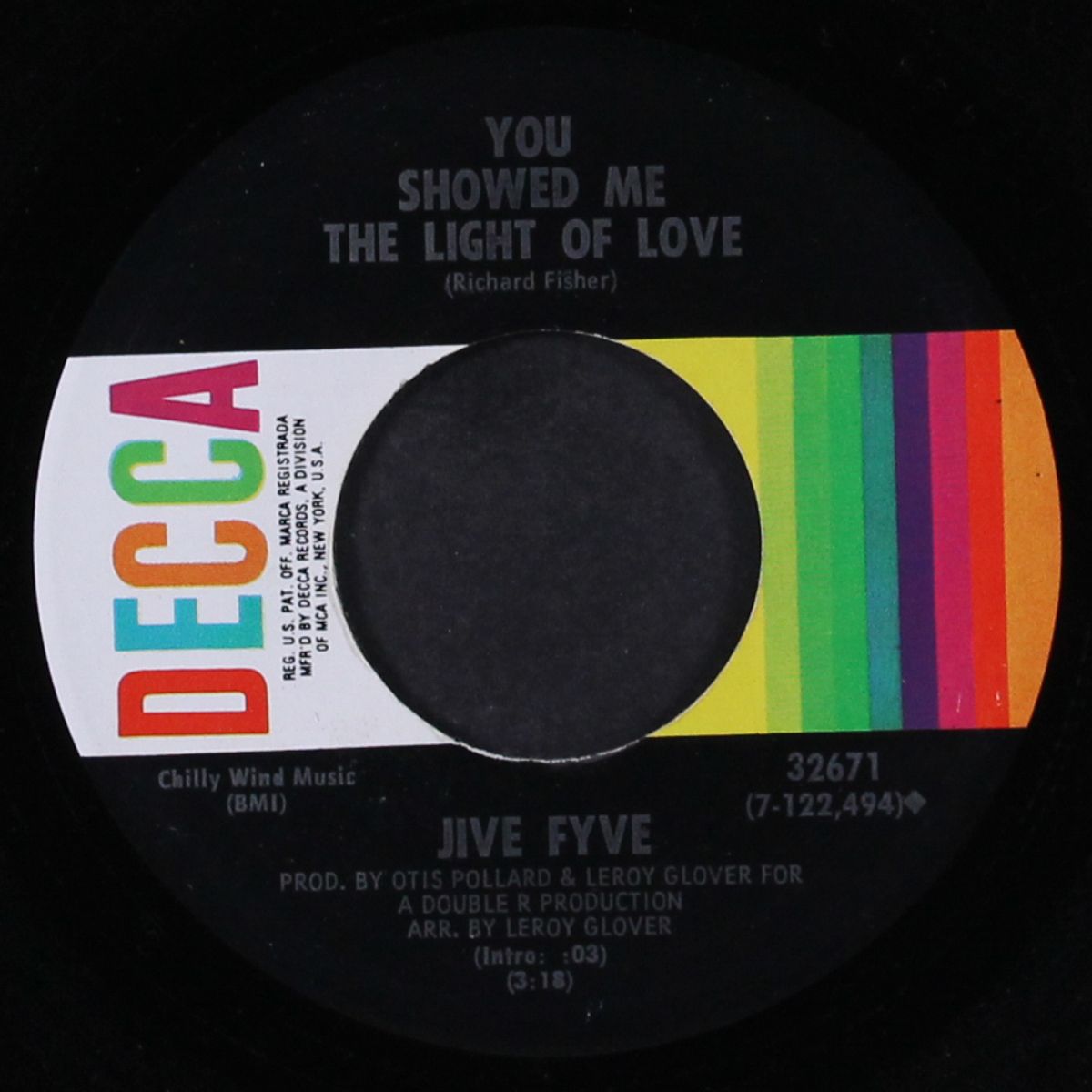 if you let me make love to you then why can't i touch you? / you showed me the light of love by JIVE FYVE
